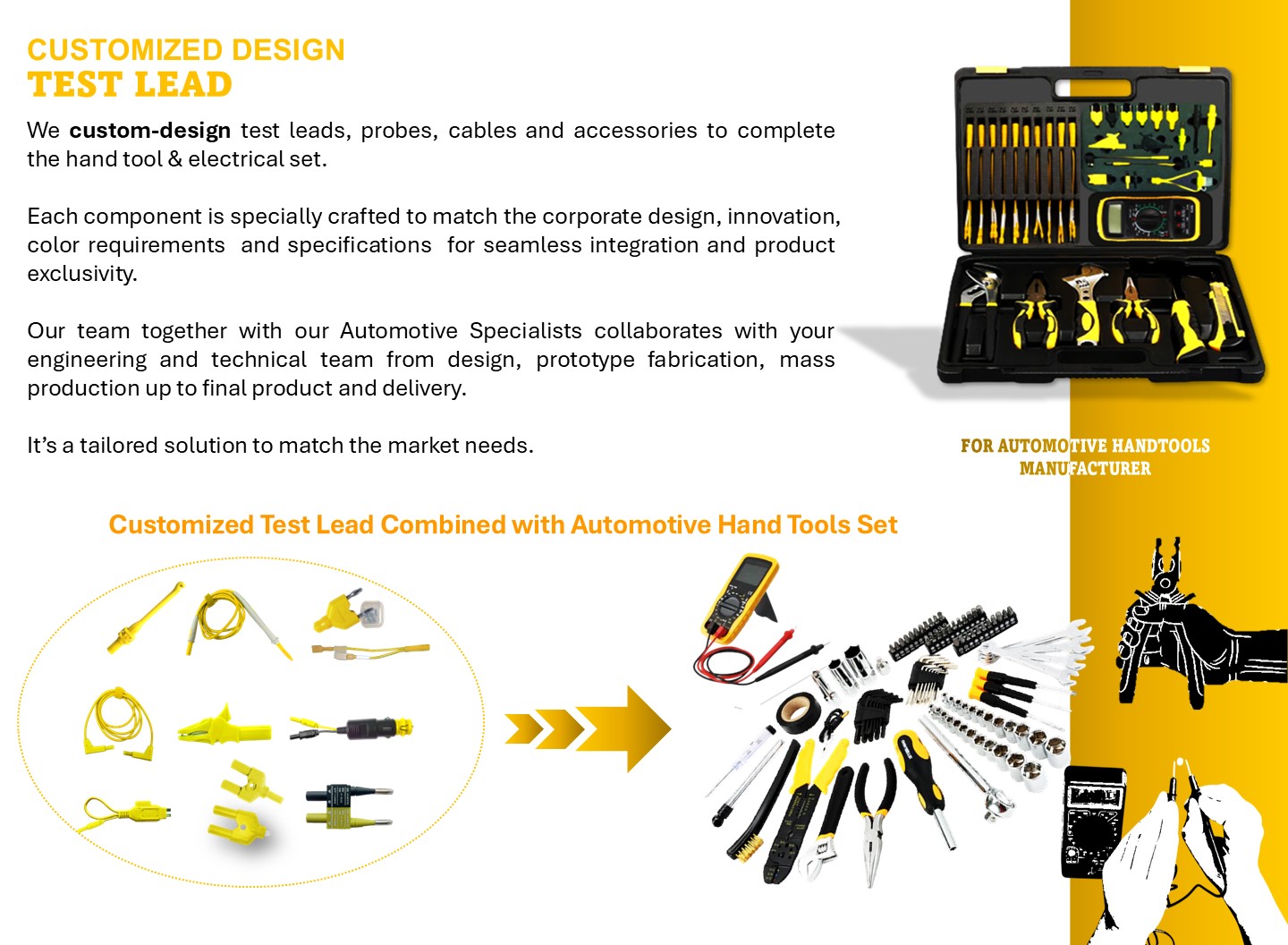 CUSTOMIZED TEST LEAD DESIGN